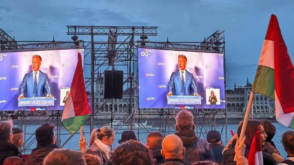 Susținătorii lui Peter Magyar (Profimedia)