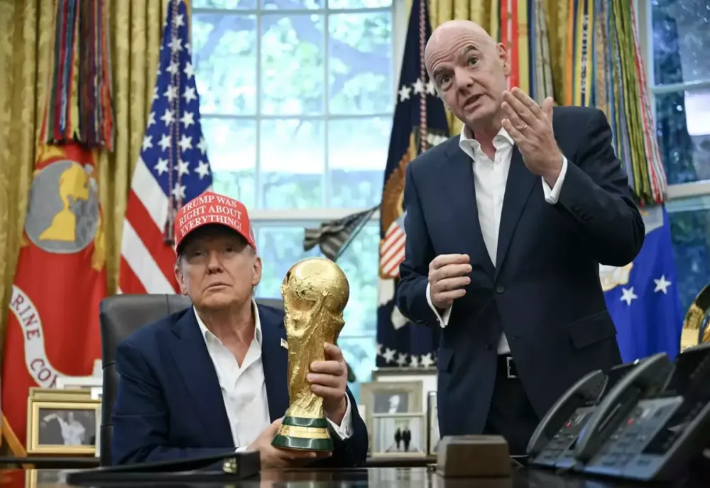 Donald Trump și Gianni Infantino