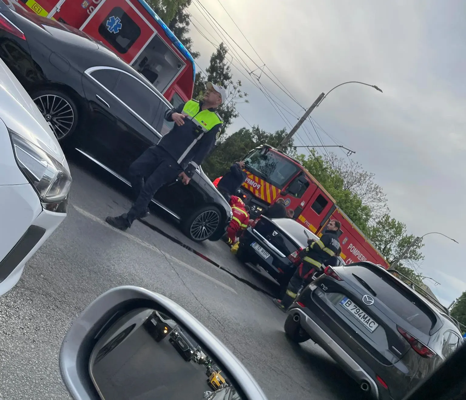 Accident rutier în București