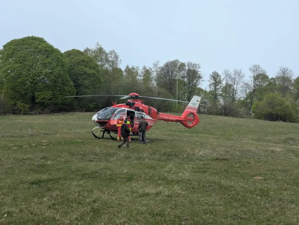 Un elicopter SMURD