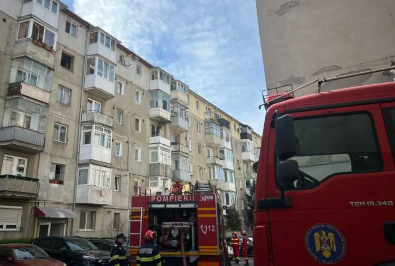Incendiu. FOTO: ISU