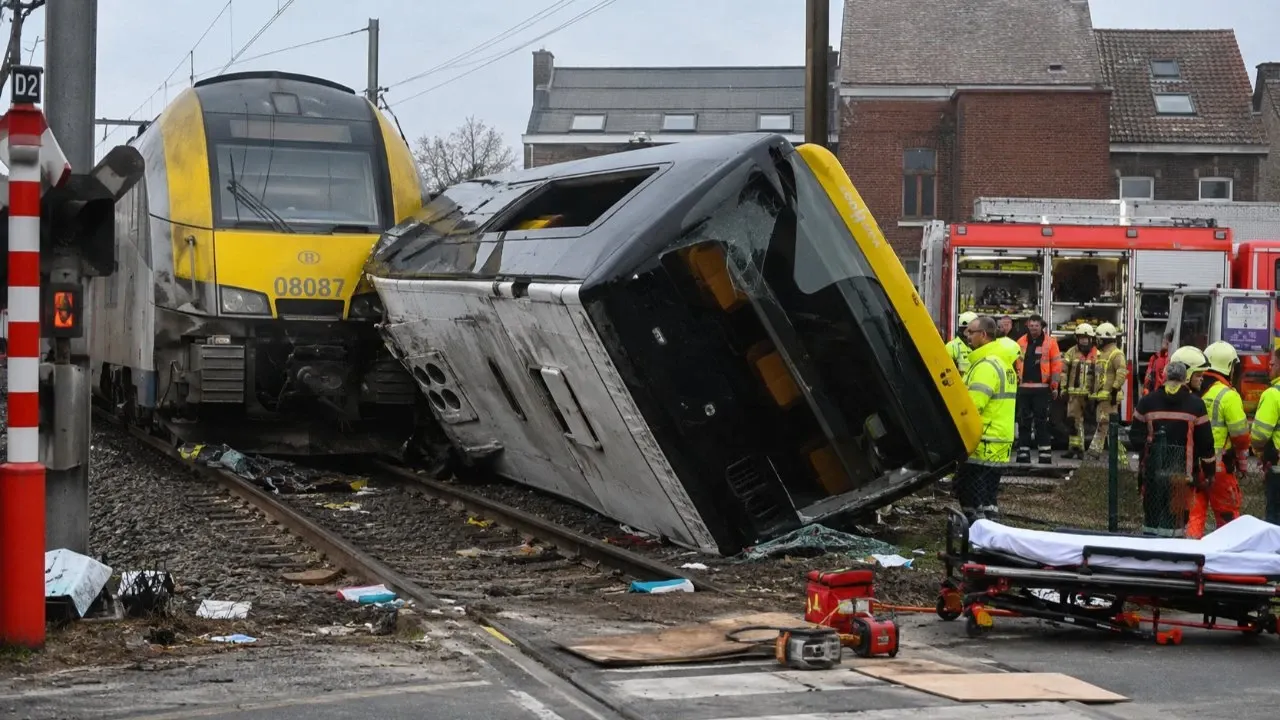 Accident în Belgia