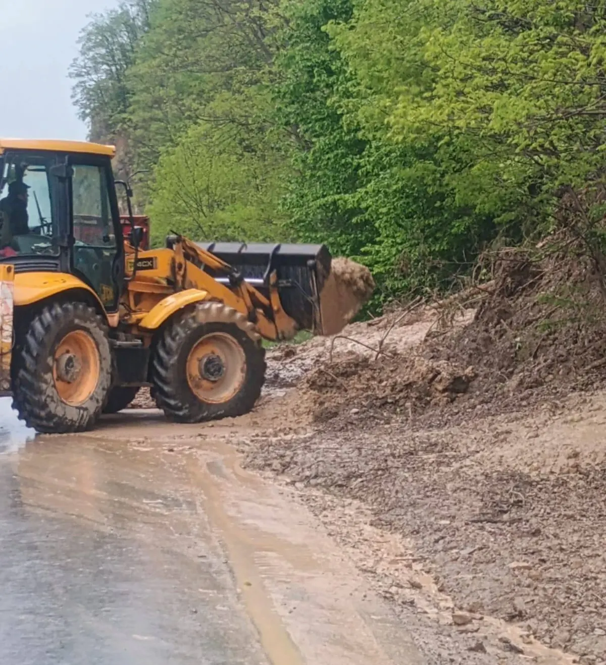 Alunecare teren Buzău/ Foto: Facebook DRPD Buzău