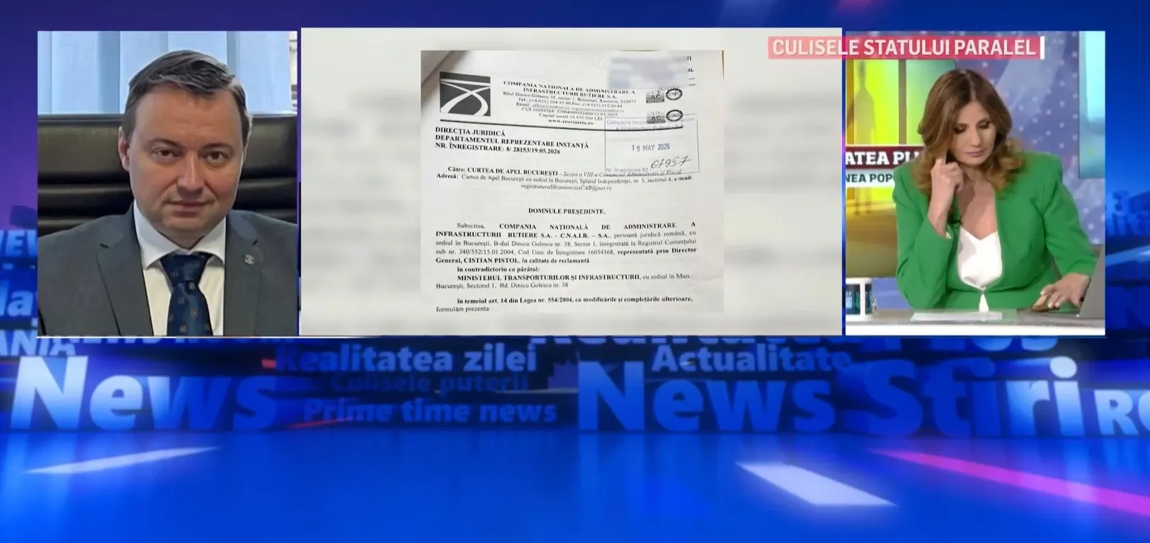 Cristian Pistol, directorul CNAIR, acuzații la adresa lui Radu Miruță. Foto/Captură