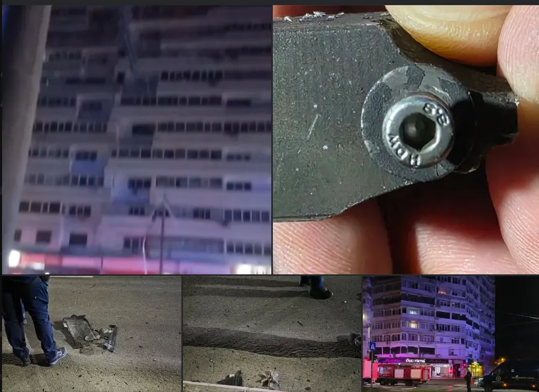 Dronă explodată la Galați