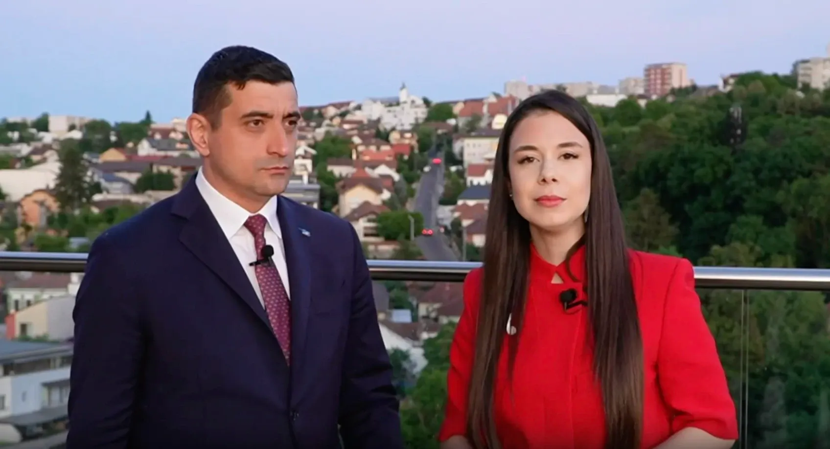 George Simion și Alessia Păcuraru