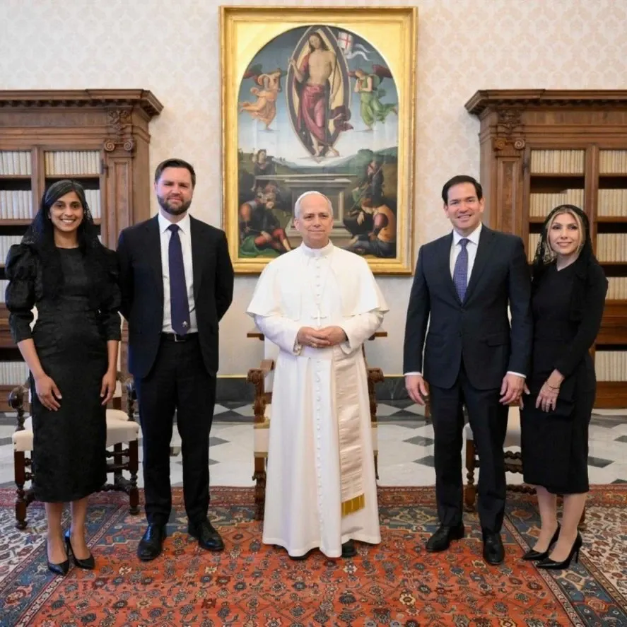 Marco Rubio și Papa Leon