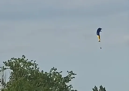 Un parașutist a căzut în gol