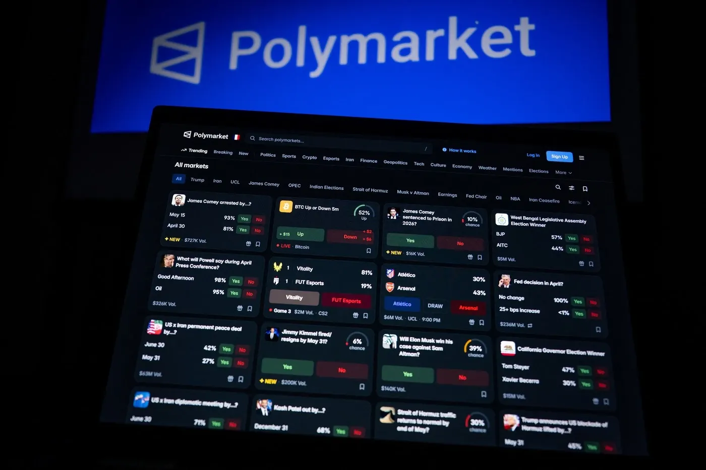 Polymarket. Foto: Profimedia