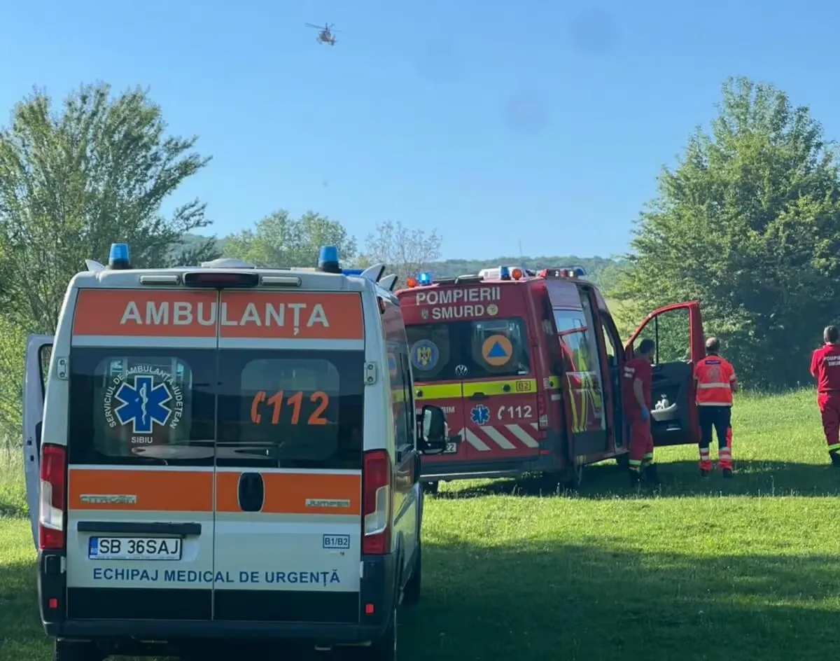 Ambulanțe Sibiu. Sursa foto: Oradesibiu.ro.