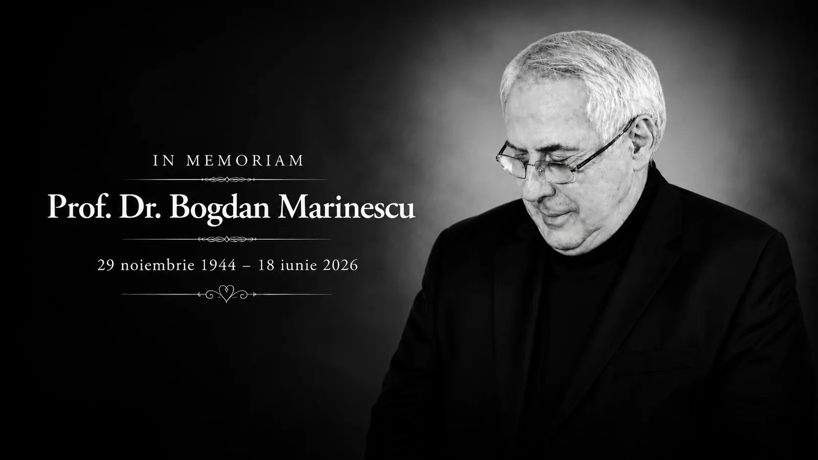 Prof. univ. dr. Bogdan Marinescu/ Facebook