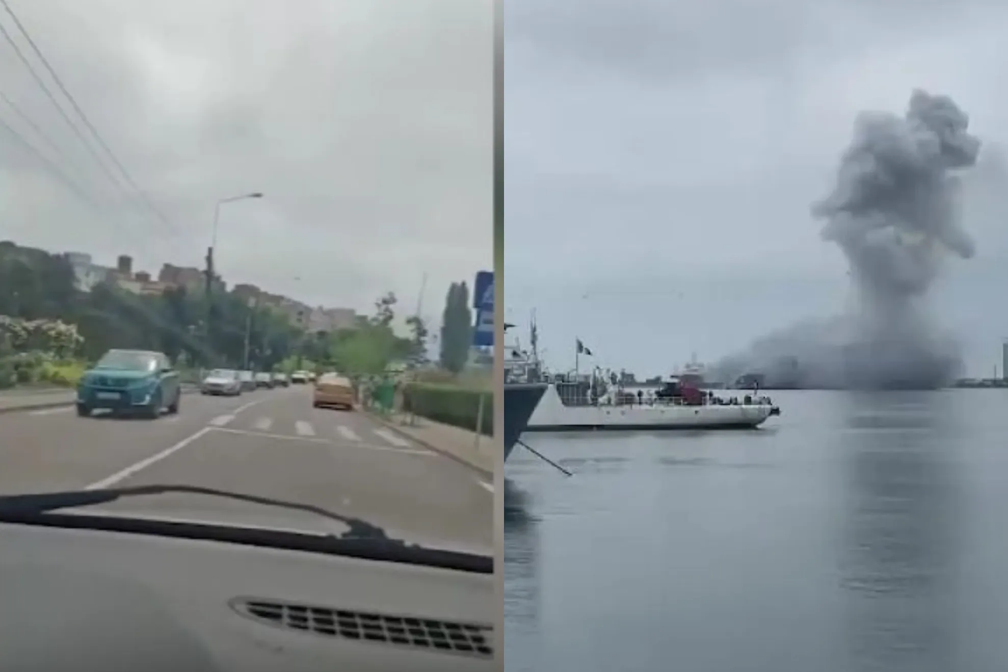Oamenii se evacuează din Constanța