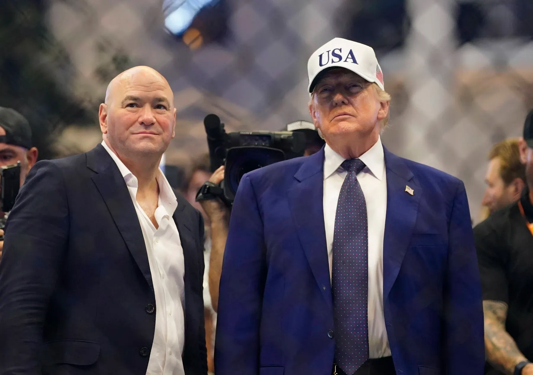 Dana White și Donald Trump (foto: profimedia)