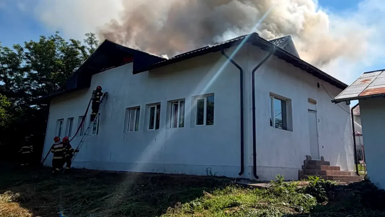 Incendiu la o gradinita din Prahova