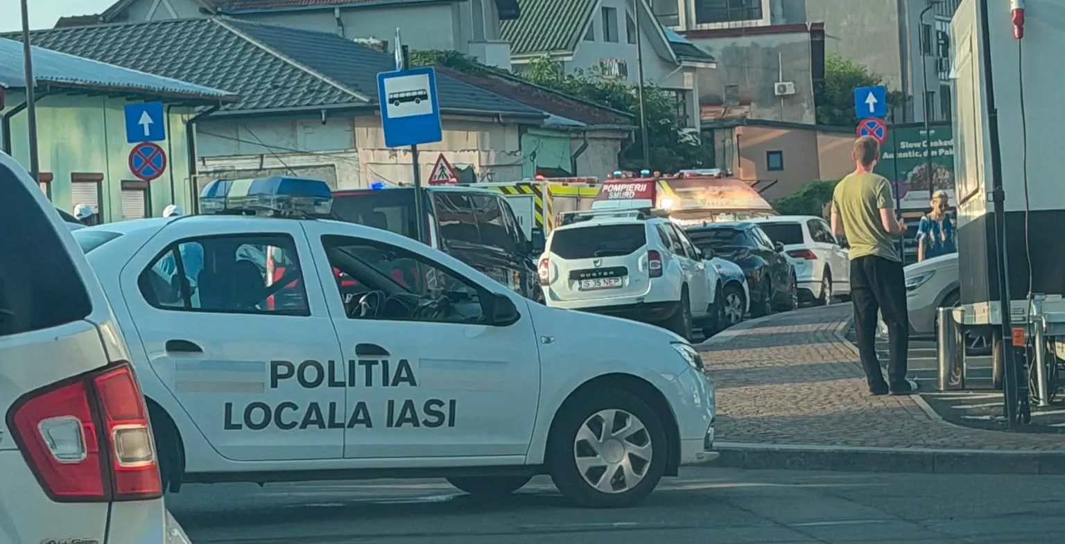 Incendiu în Iași/ Sursa foto: Ziarul de Iași