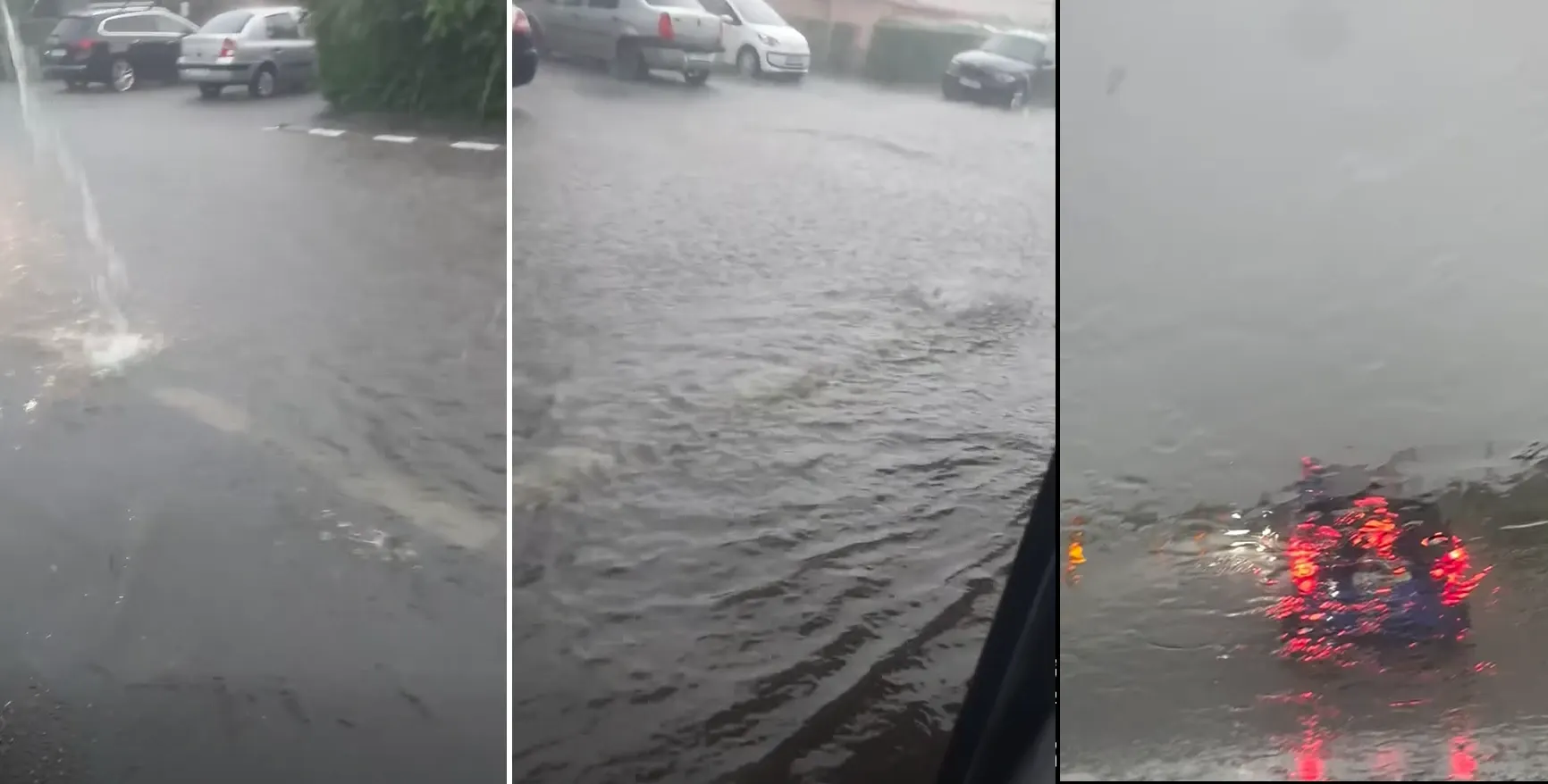 Inundatii in Pantelimon (Meteoplus)