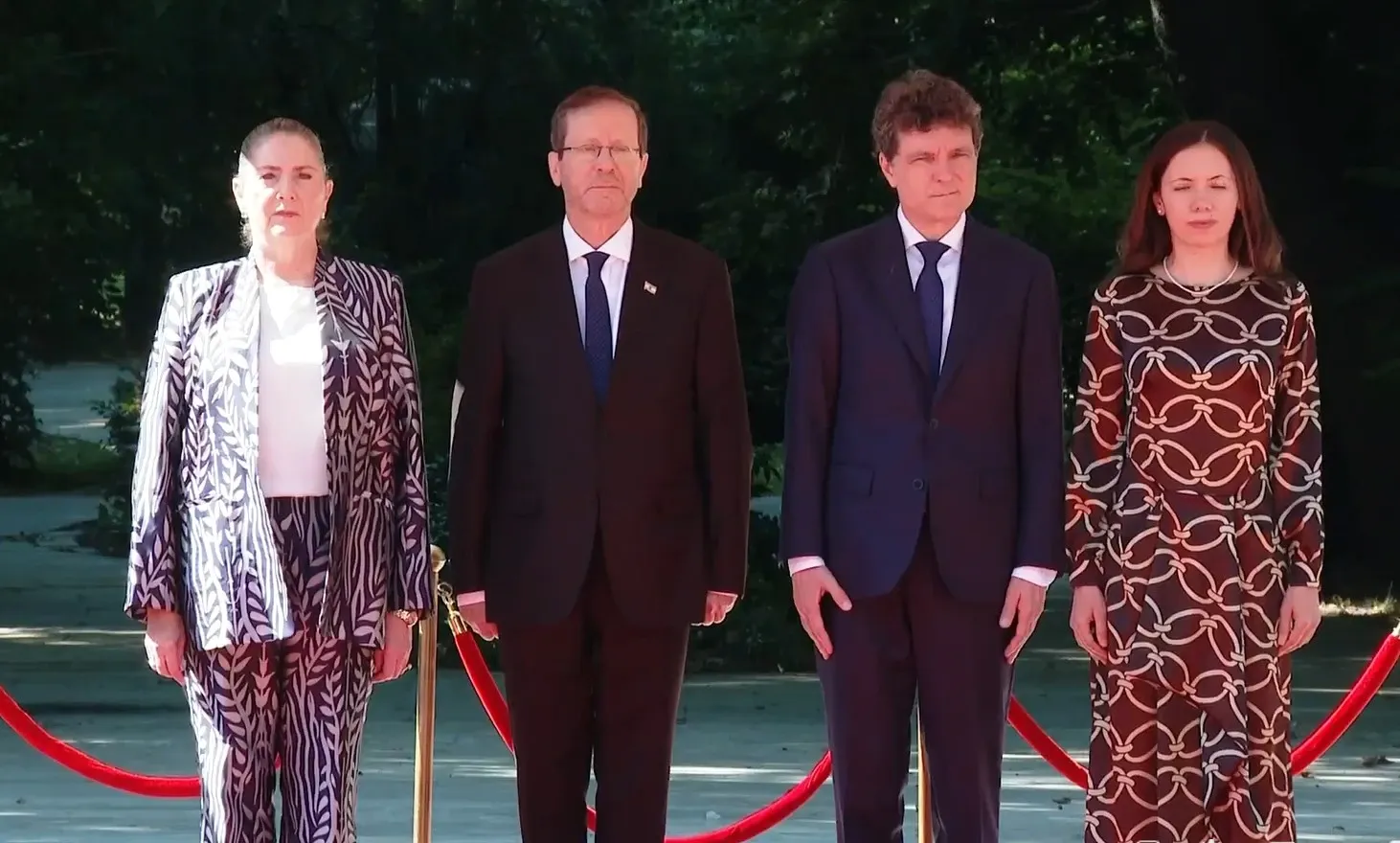 Președintele Israelului, primit oficial la Palatul Cotroceni. Foto/Captură video