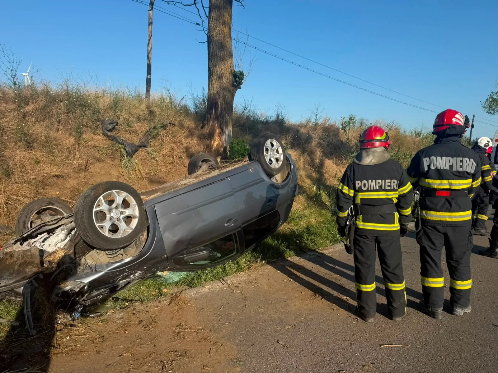 Accident rutier pe DN 222
