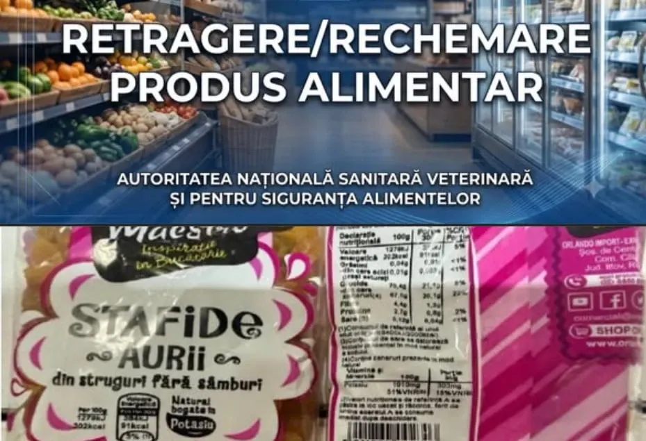 Alertă alimentară ANSVSA