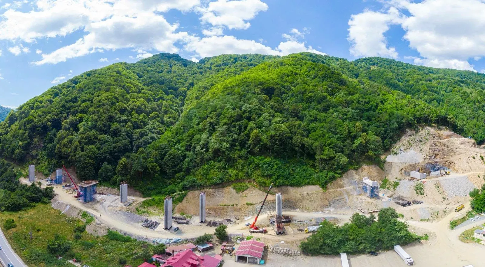 Noi imagini de pe Autostrada Sibiu-Pitești