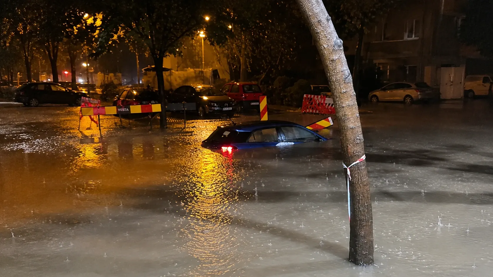 Capitala, sub ape/  Foto: Facebook / Meteoplus