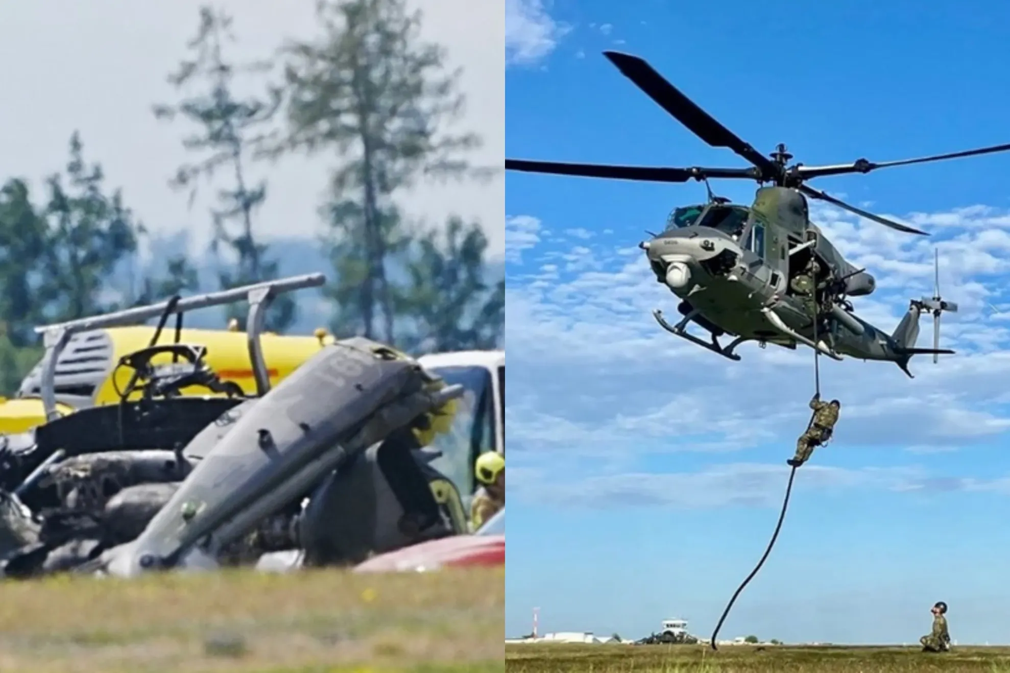 Elicopter prăbușit 