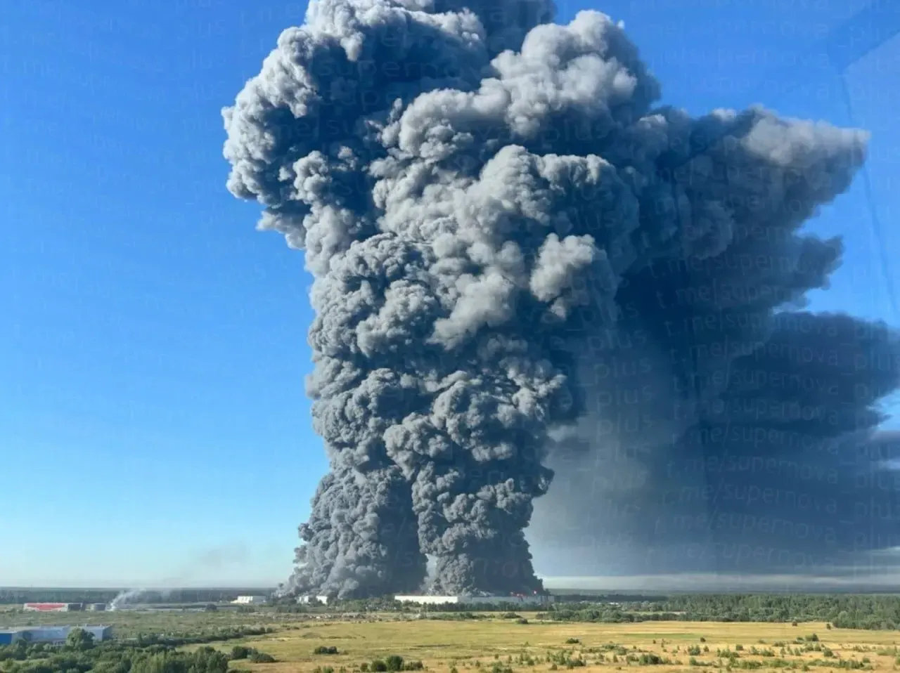 Explozie lângă Moscova