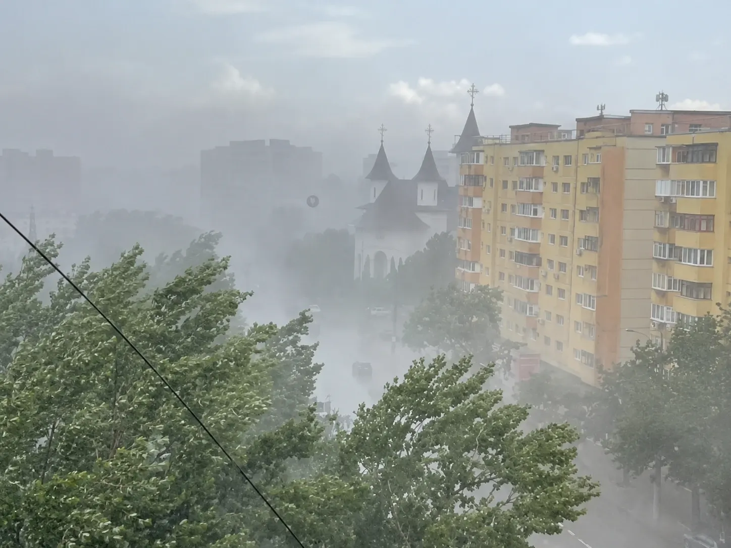 Furtună Galați/ Captură video