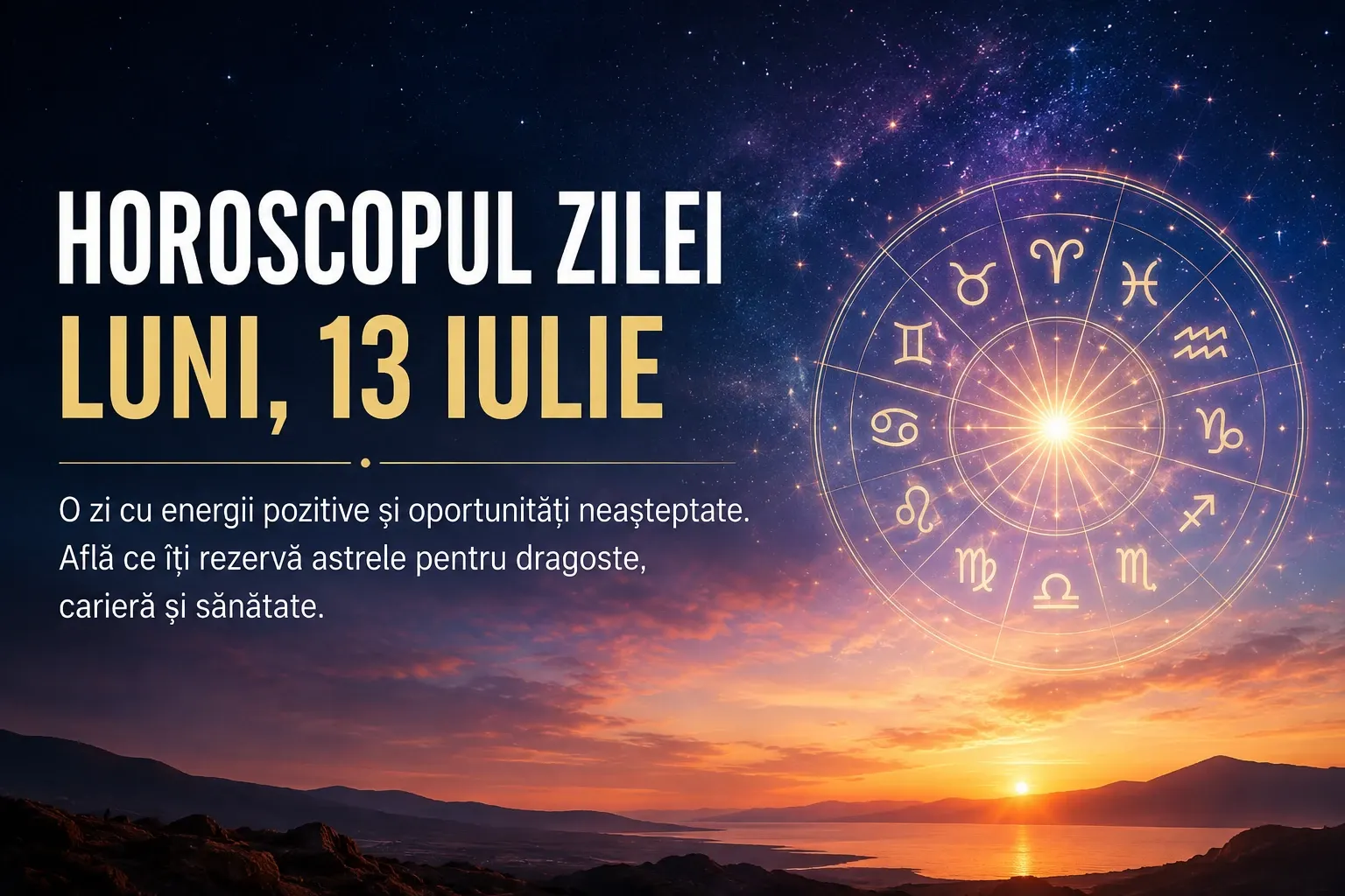 horoscop 13 iulie