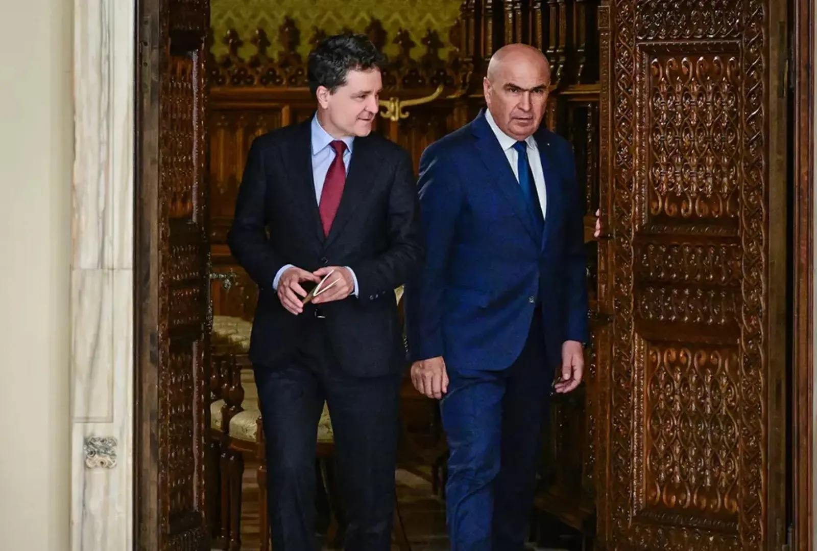 Ilie Bolojan și președintele Nicușor Dan