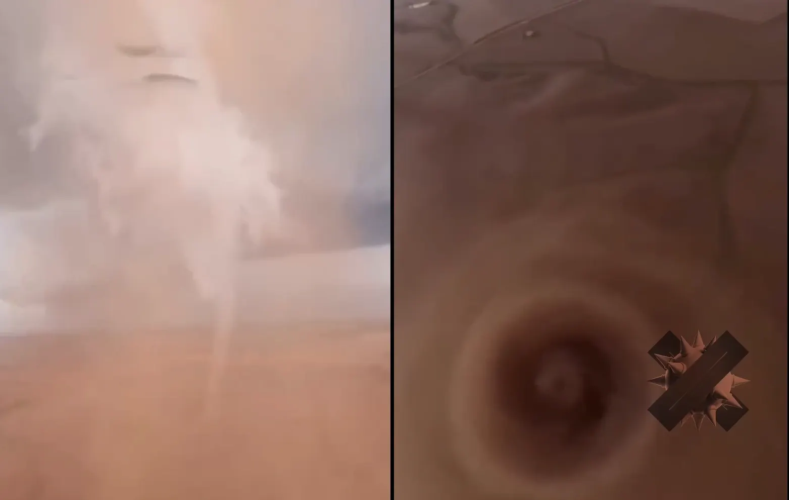 Imagini din interiorul unei tornade