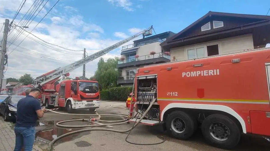 Incendiu Focșani / ISU Vrancea 
