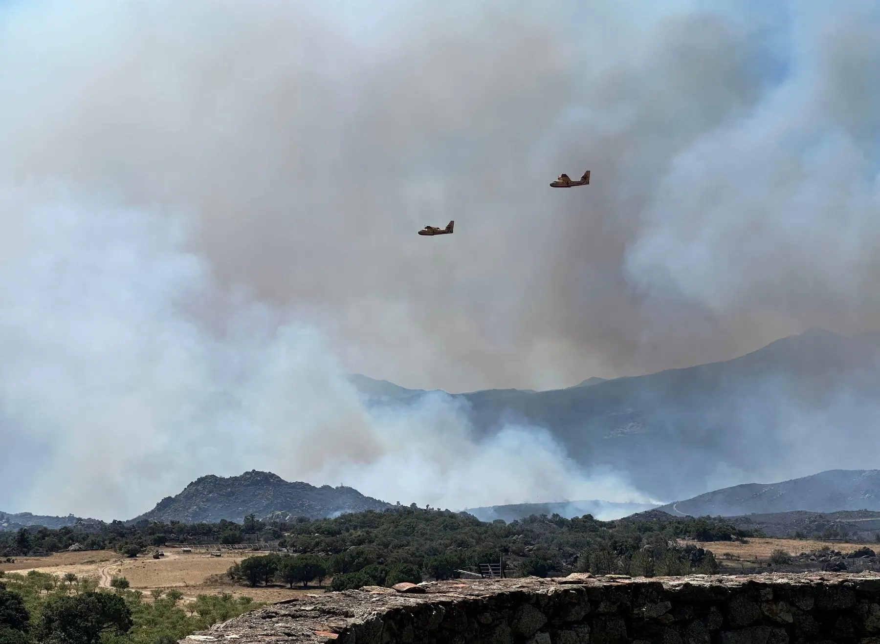 Incendiu în Munții Pirinei (foto: profimedia)