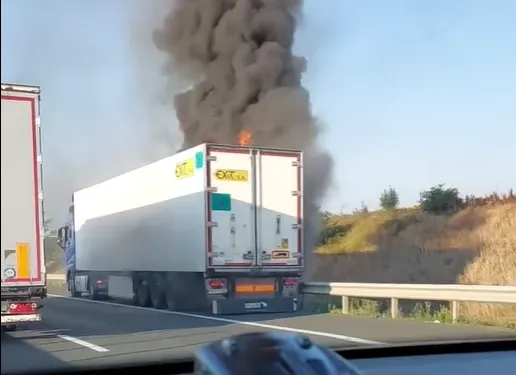 Incendiu TIR