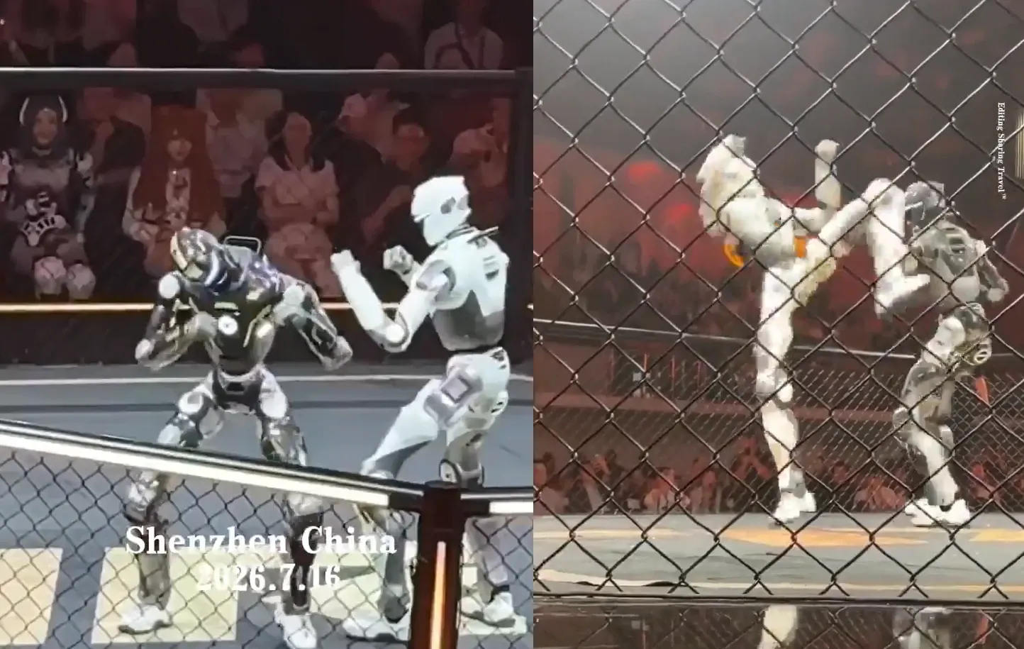 Luptă de roboți în China