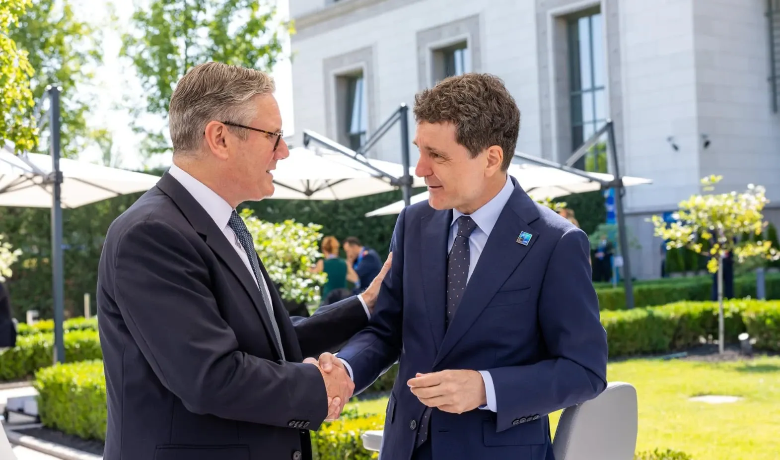 Nicusor Dan și Keir Starmer