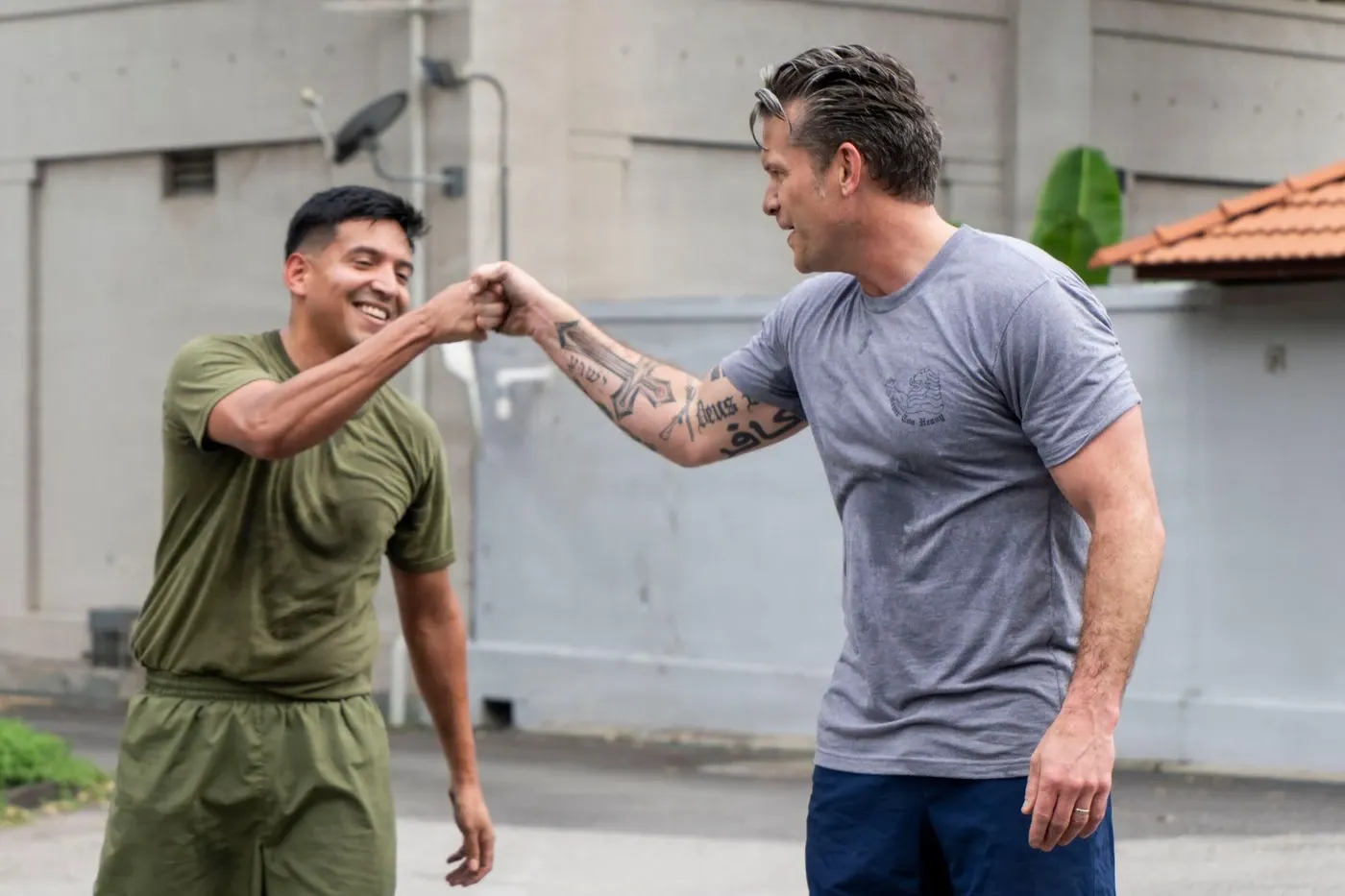 Pete Hegseth, la un antrenament militar (Profimedia)