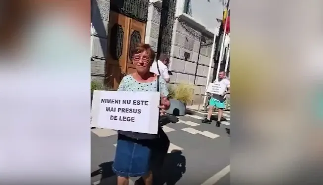 Protest la Timișoara