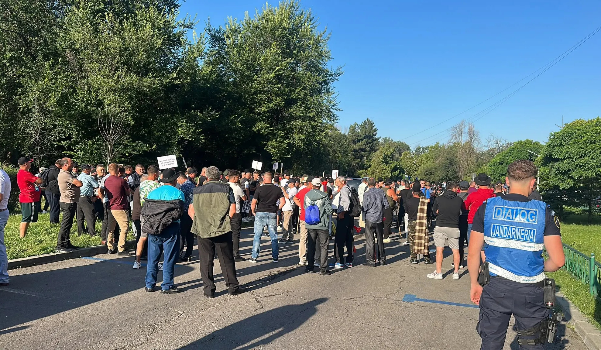Protest al fermierilor in București