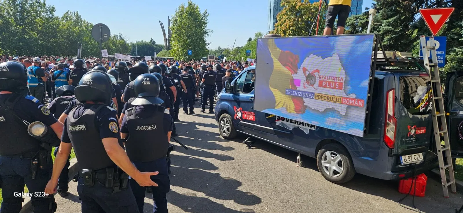 Protest al fermierilor in Bucuresti