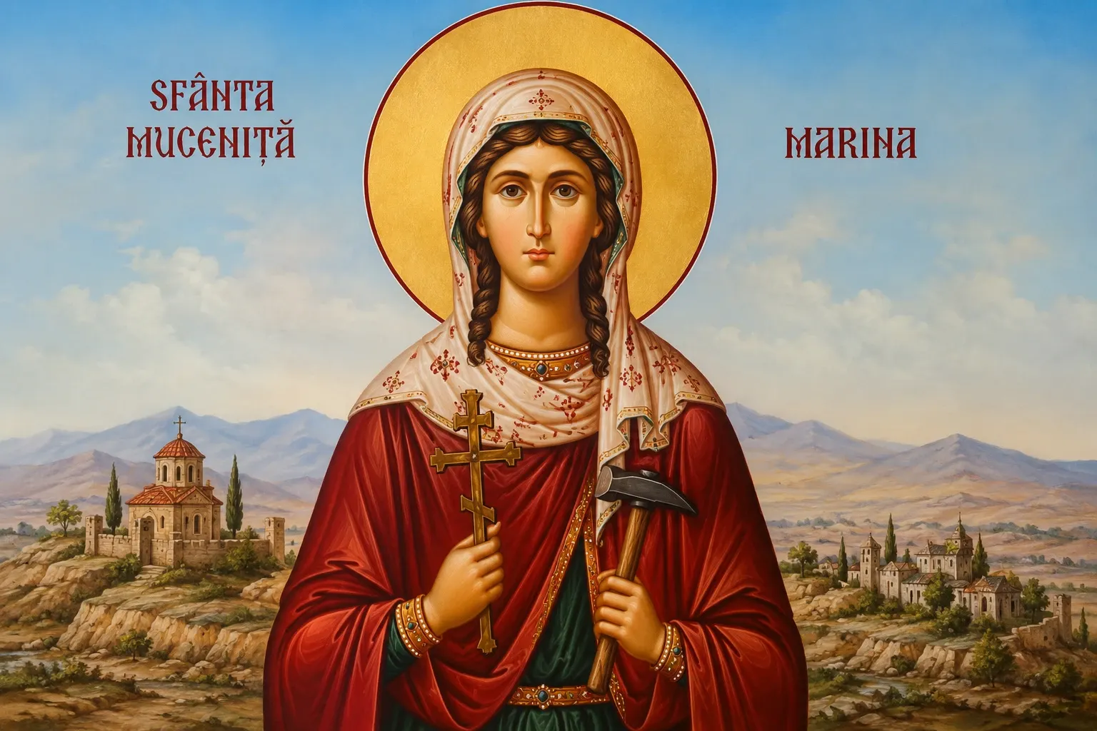 Sfanta Marina, poza generata cu AI