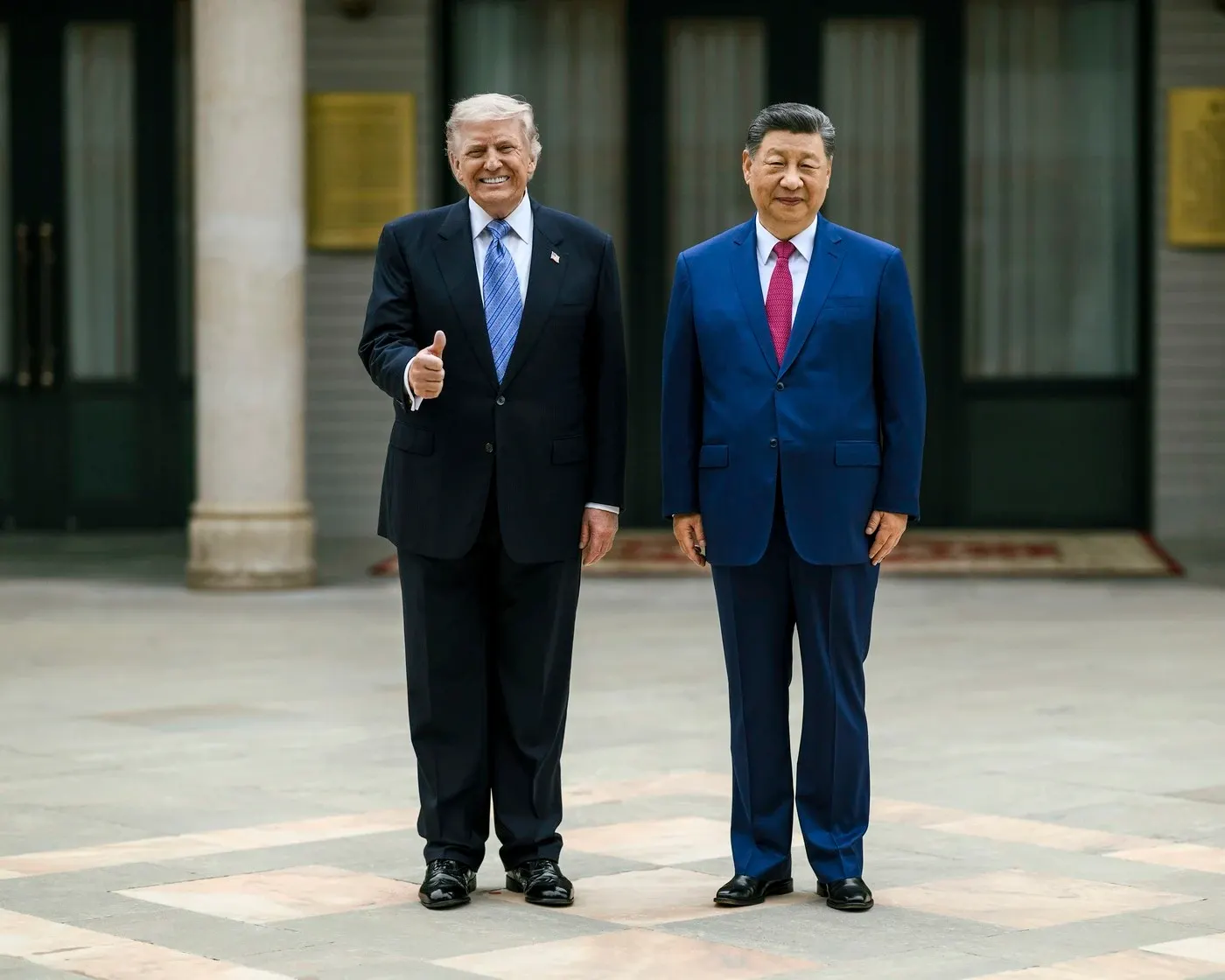 Donald Trump anunță vizita lui Xi Jinping în SUA. Foto: Profimedia