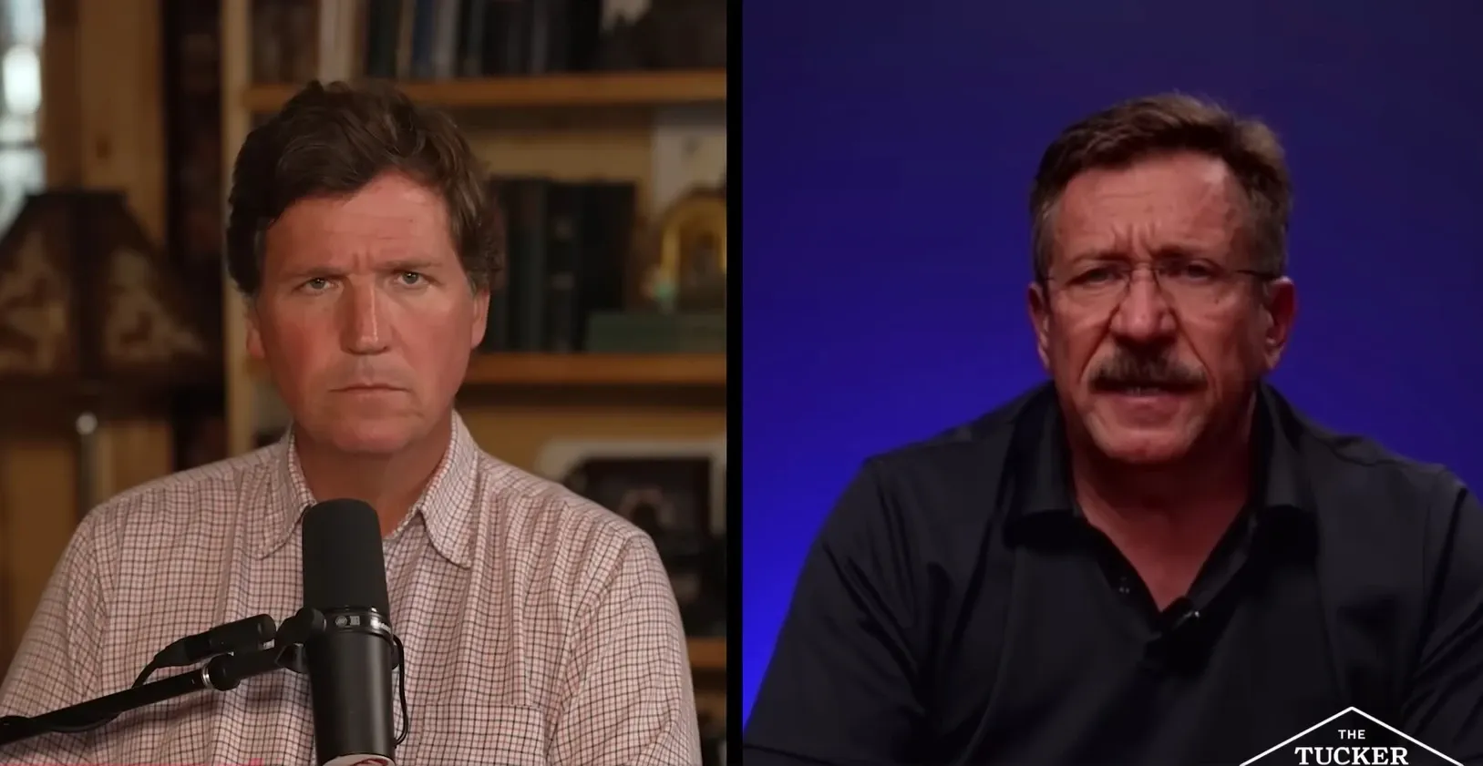 Viktor Bout în emisiunea lui Tucker Carlson. Captură video