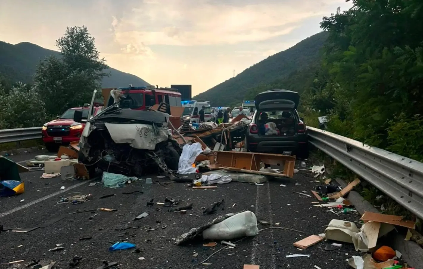 Accident grav în Italia