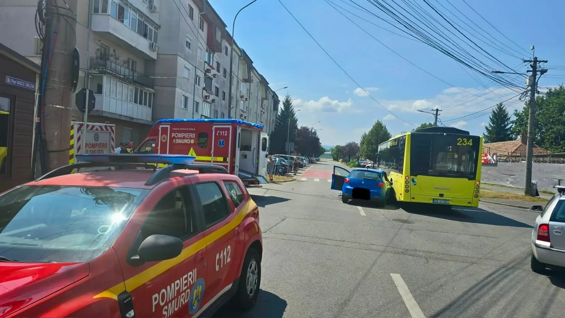 Accident în Sibiu