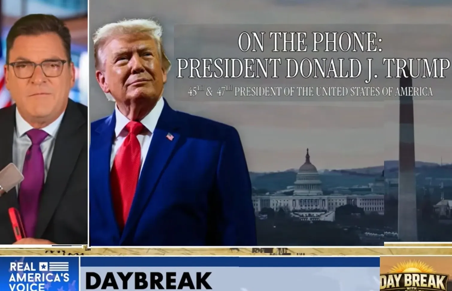 Donald Trump, interviu telefonic