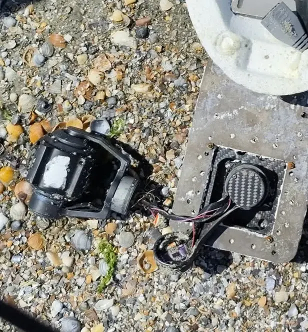 Dronă Olimp/ Captură video