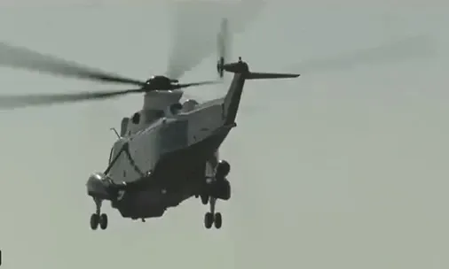 Elicopter Trump/ Captură video 