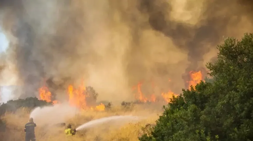 Incendii vegetație în Grecia