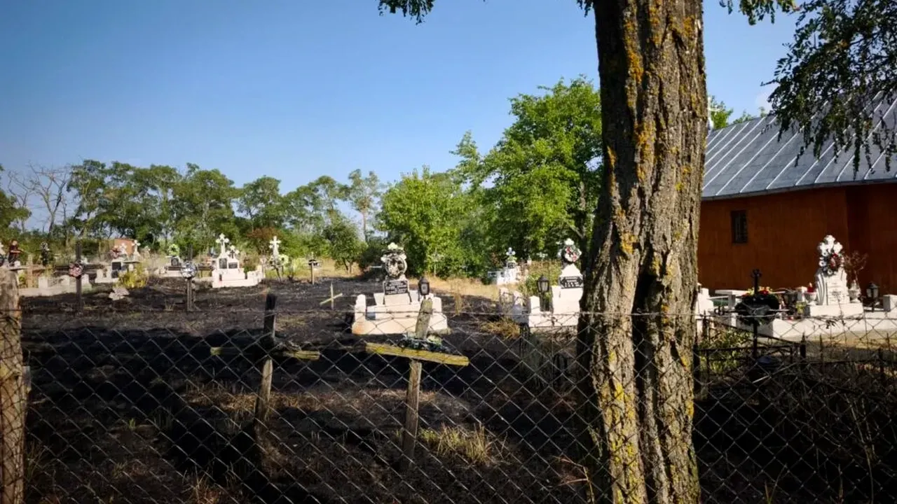 Incendiu în Botoșani